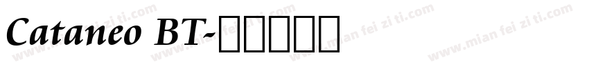 Cataneo BT字体转换